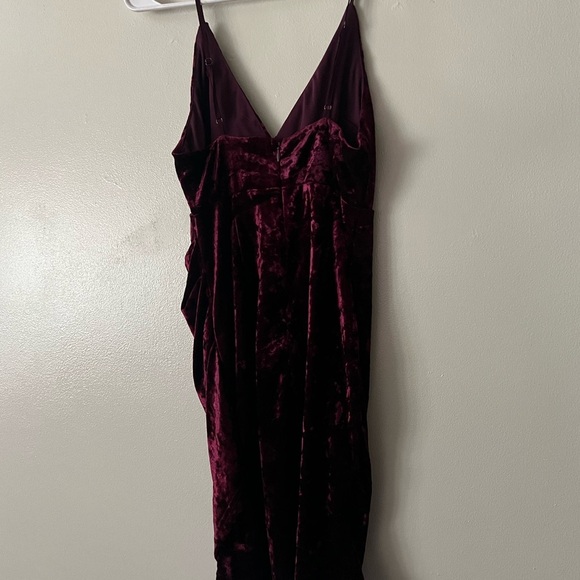 Forever 21 Red Slip Mini Dress Spaghetti Strap - Picture 3 of 3